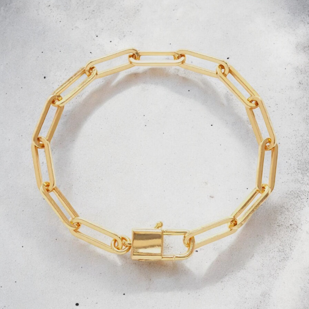 Paperclip Chain Bracelet
