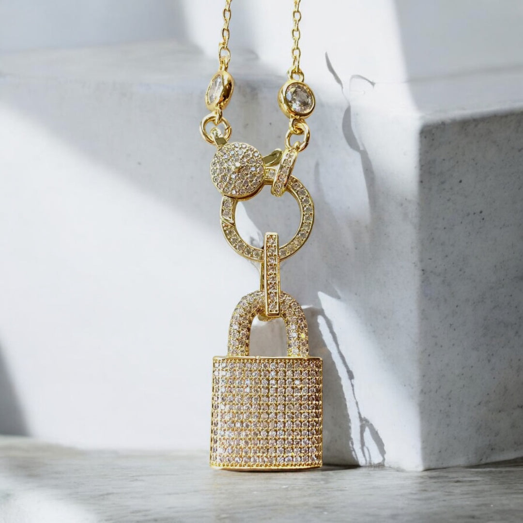 Lock Charm Necklace