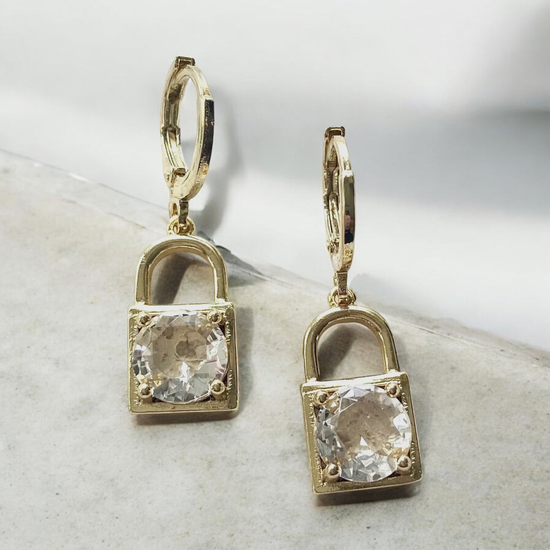 Lock Earrings