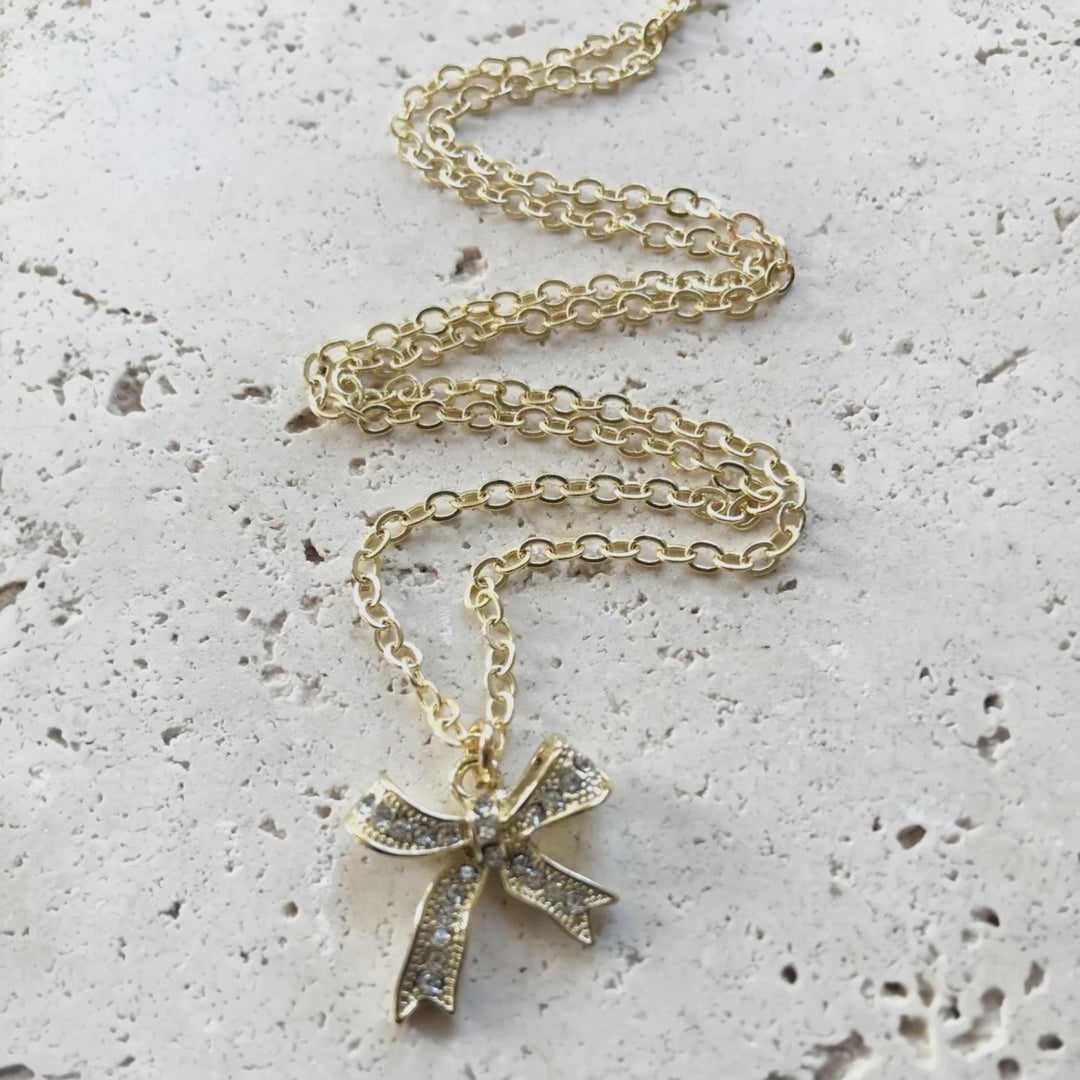 Bow Necklace