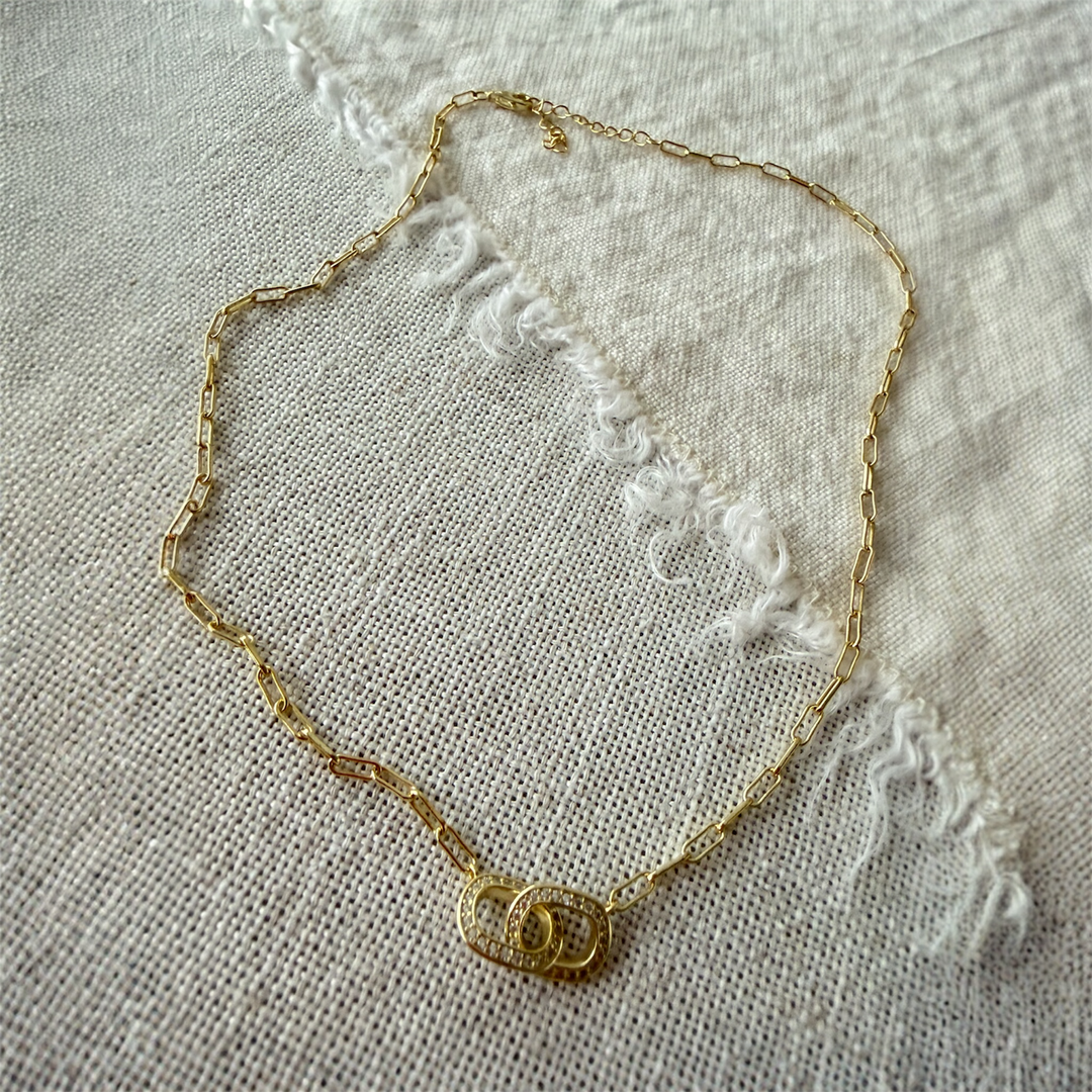 Double Pendant Necklace