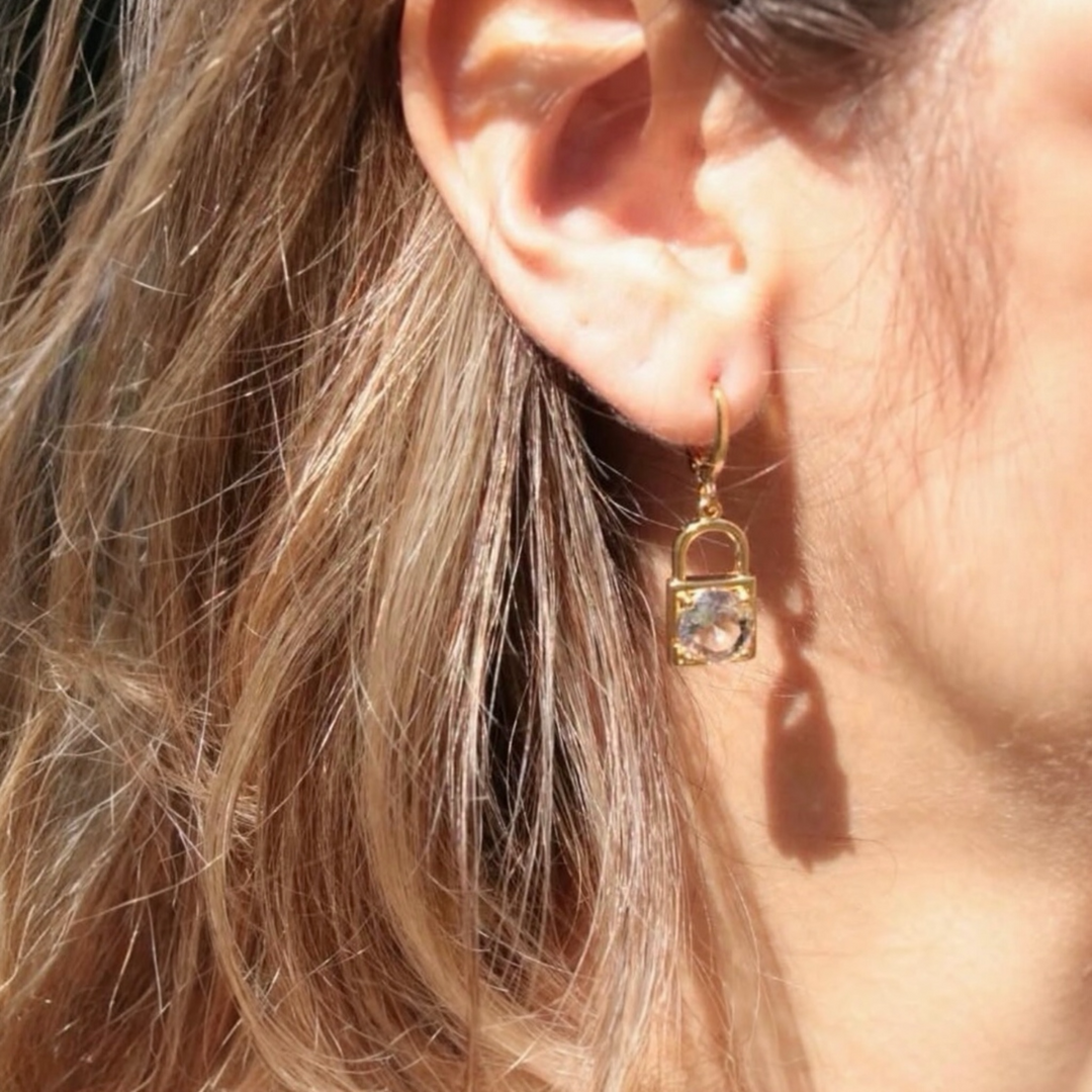 Lock Earrings