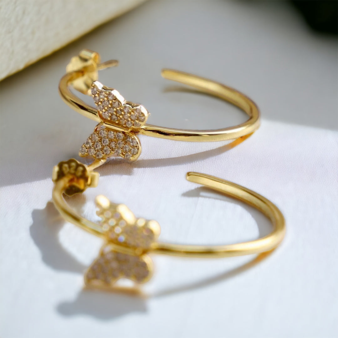 CZ Hoop Earrings