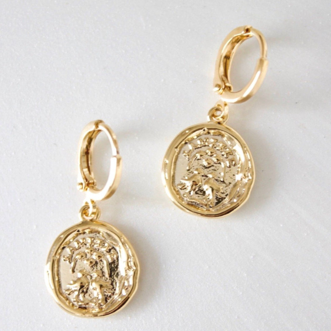 Vintage Coin Earring