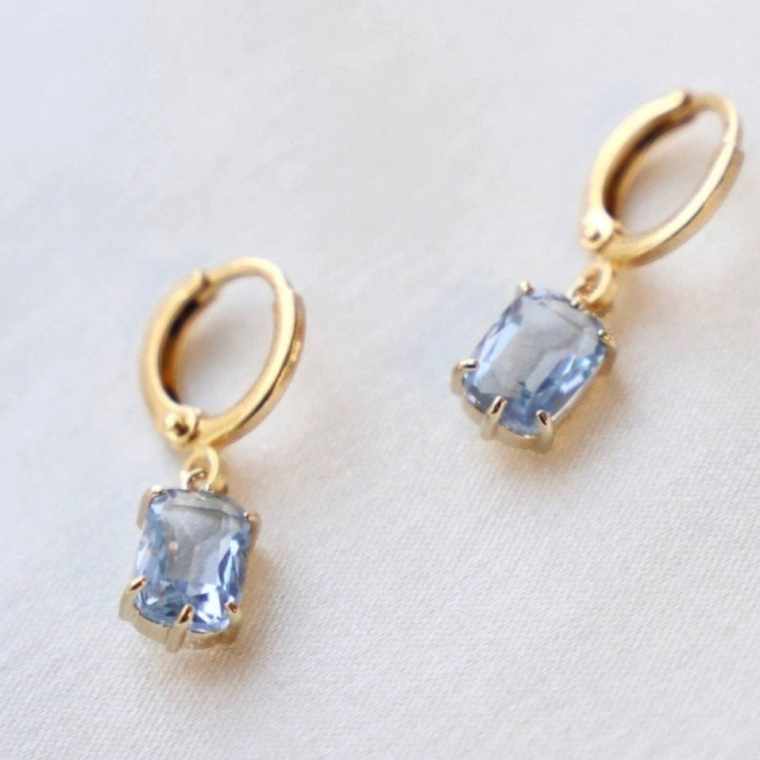 Light Sapphire Earrings