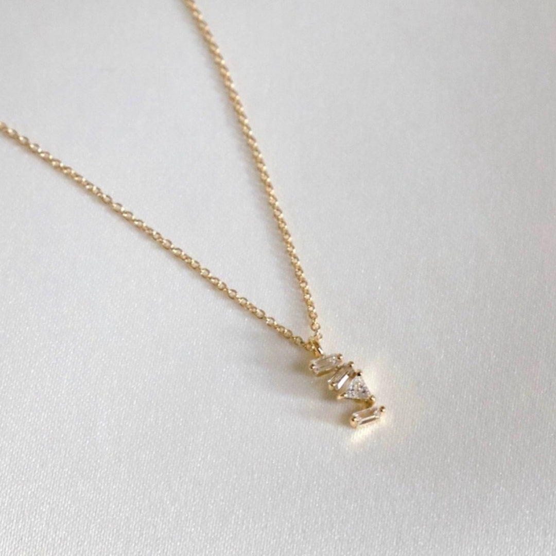 Cubic Bar Necklace