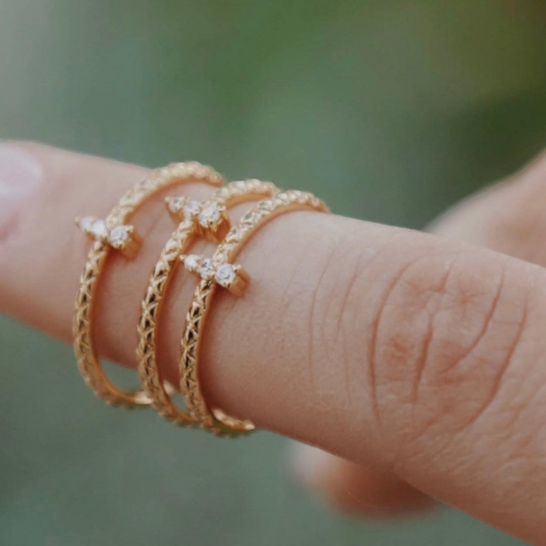 Iris Stacking Rings