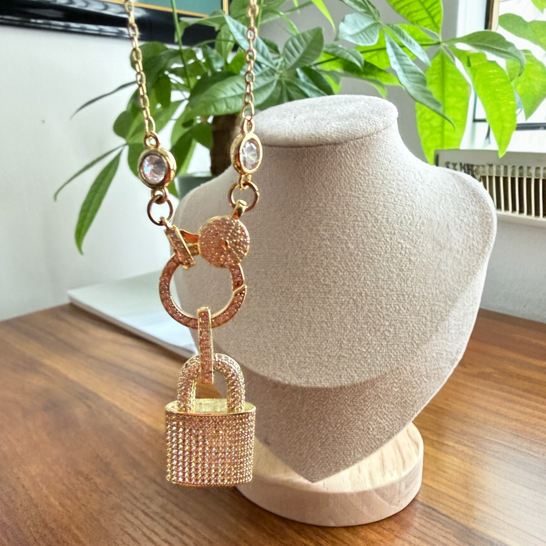Lock Charm Necklace
