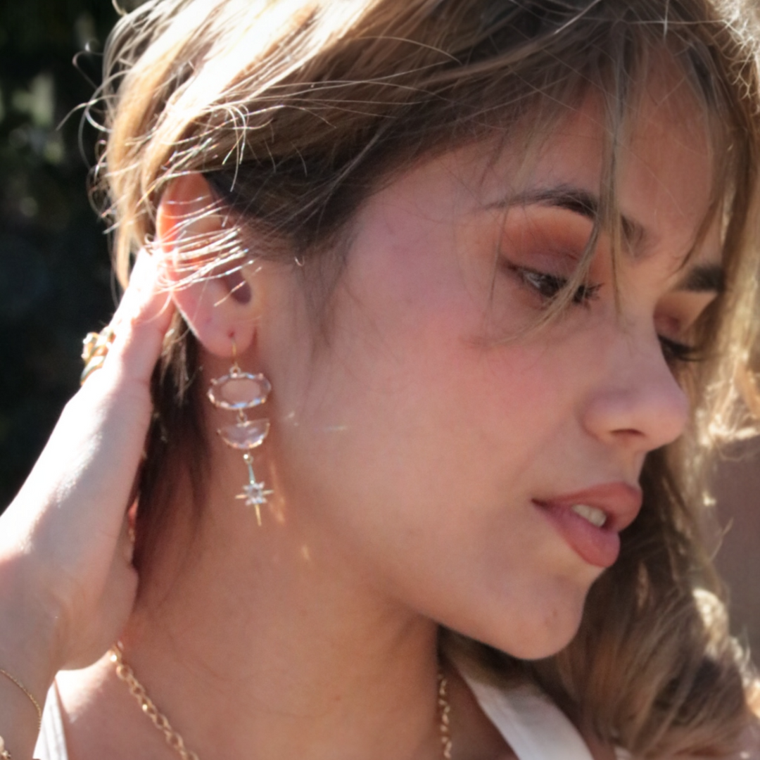 Crystal Star Earrings